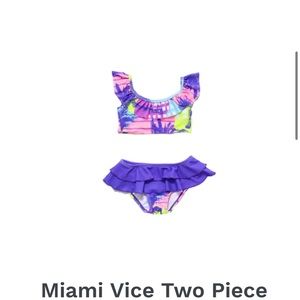 Blueberry bay Miami vice 4t bikini set - well loved condition